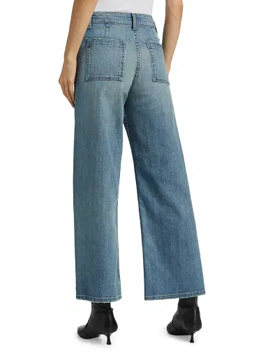 Nili Lotan Women's Megan High-Rise Wide-Leg Jeans - Summer Wash - Size 32 | Thumbnail 5 Nili Lotan Women's Megan High-Rise Wide-Leg Jeans - Summer Wash - Size 32 | Thumbnail 5