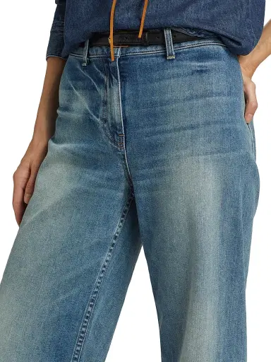 Nili Lotan Women's Megan High-Rise Wide-Leg Jeans - Summer Wash - Size 32 | Thumbnail 6 Nili Lotan Women's Megan High-Rise Wide-Leg Jeans - Summer Wash - Size 32 | Thumbnail 6