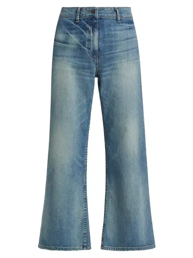 Nili Lotan Women's Megan High-Rise Wide-Leg Jeans - Summer Wash - Size 32 | Thumbnail 1 Nili Lotan Women's Megan High-Rise Wide-Leg Jeans - Summer Wash - Size 32 | Thumbnail 1