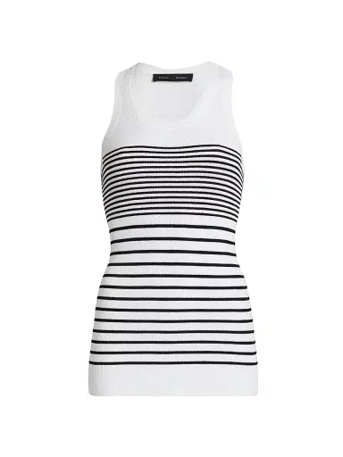 Proenza Schouler Women's Roberts Striped Tunic Tank | Thumbnail 1 Proenza Schouler Women's Roberts Striped Tunic Tank | Thumbnail 1