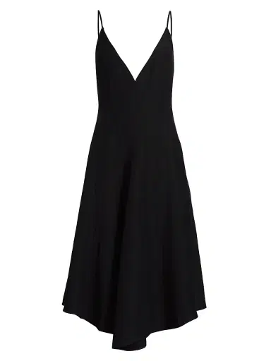 Proenza Schouler Women's Elaine V-Neck Midi-Dress | Thumbnail 1 Proenza Schouler Women's Elaine V-Neck Midi-Dress | Thumbnail 1