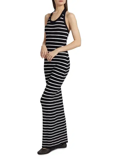 Proenza Schouler Women's Meryl Halterneck Maxi Dress | Thumbnail 4 Proenza Schouler Women's Meryl Halterneck Maxi Dress | Thumbnail 4