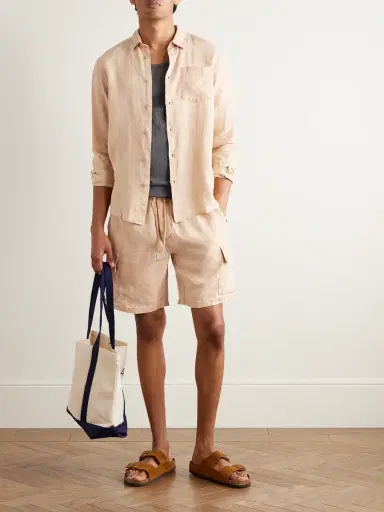 Vilebrequin Caroubis Linen Shirt - Men | Thumbnail 2 Vilebrequin Caroubis Linen Shirt - Men | Thumbnail 2