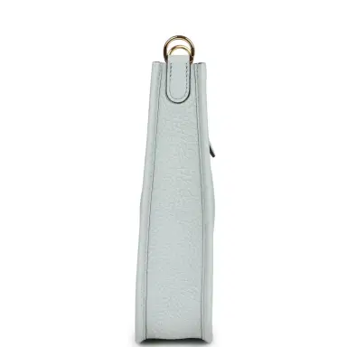 HERMÈS Hermes Evelyne TPM Bleu Pale Clemence Palladium Hardware | Thumbnail 4 HERMÈS Hermes Evelyne TPM Bleu Pale Clemence Palladium Hardware | Thumbnail 4