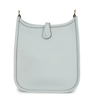 HERMÈS Hermes Evelyne TPM Bleu Pale Clemence Palladium Hardware | Thumbnail 5 HERMÈS Hermes Evelyne TPM Bleu Pale Clemence Palladium Hardware | Thumbnail 5