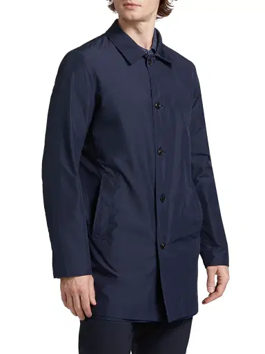 Saks Fifth Avenue Men's Reversible Seersucker Coat - Navy | Thumbnail 4 Saks Fifth Avenue Men's Reversible Seersucker Coat - Navy | Thumbnail 4