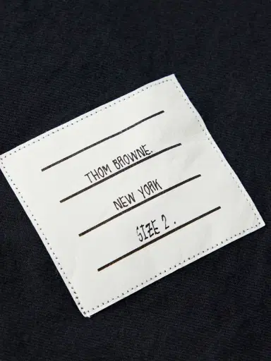 Thom Browne Button-Down Collar Striped Cotton-Flannel Shirt - Men | Thumbnail 4 Thom Browne Button-Down Collar Striped Cotton-Flannel Shirt - Men | Thumbnail 4