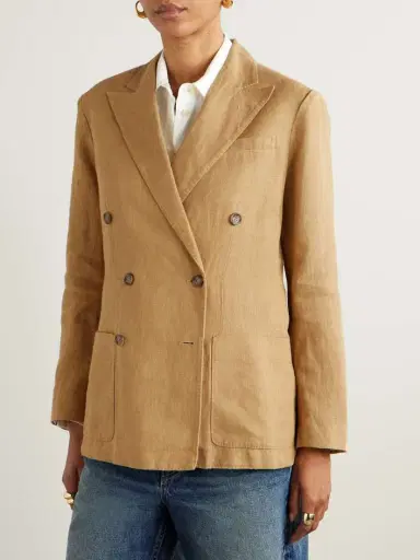 Polo Ralph Lauren Double-breasted Linen Blazer | Thumbnail 3 Polo Ralph Lauren Double-breasted Linen Blazer | Thumbnail 3