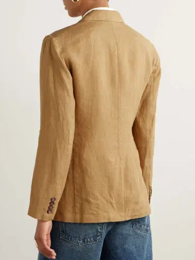 Polo Ralph Lauren Double-breasted Linen Blazer | Thumbnail 4 Polo Ralph Lauren Double-breasted Linen Blazer | Thumbnail 4
