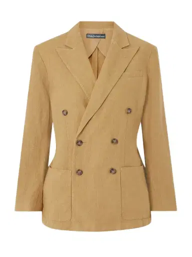 Polo Ralph Lauren Double-breasted Linen Blazer | Thumbnail 1 Polo Ralph Lauren Double-breasted Linen Blazer | Thumbnail 1
