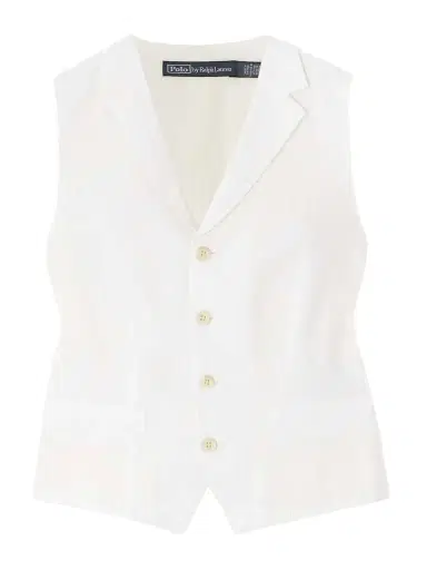 Polo Ralph Lauren Pauline Linen Vest | Thumbnail 1 Polo Ralph Lauren Pauline Linen Vest | Thumbnail 1
