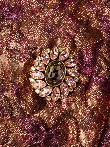 Saint Laurent Crystal-embellished Metallic Wool-blend Brocade Jacket | Thumbnail 5 Saint Laurent Crystal-embellished Metallic Wool-blend Brocade Jacket | Thumbnail 5