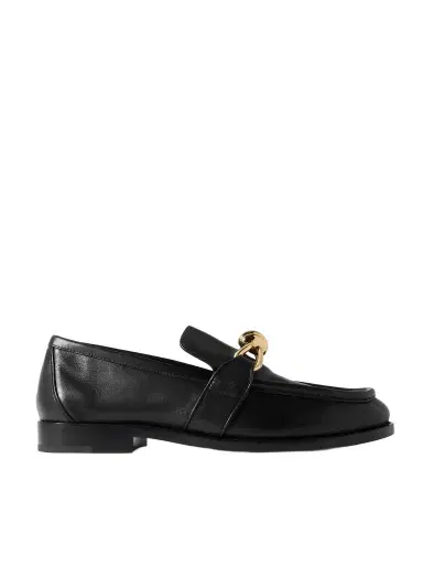 Bottega Veneta Astaire Embellished Leather Loafers | Thumbnail 1 Bottega Veneta Astaire Embellished Leather Loafers | Thumbnail 1