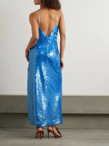 ALÉMAIS Stellar Sequined Recycled-tulle Midi Dress | Thumbnail 3 ALÉMAIS Stellar Sequined Recycled-tulle Midi Dress | Thumbnail 3