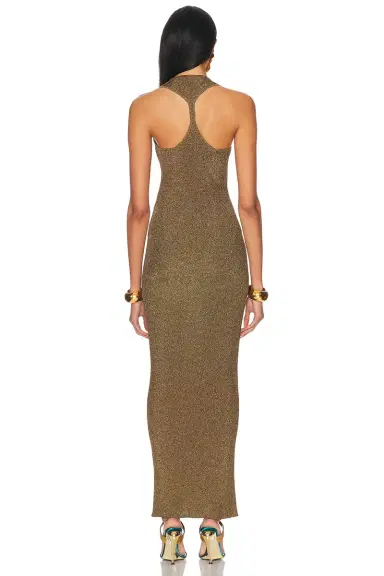 Saint Laurent Sleeveless Long Dress | Thumbnail 3 Saint Laurent Sleeveless Long Dress | Thumbnail 3