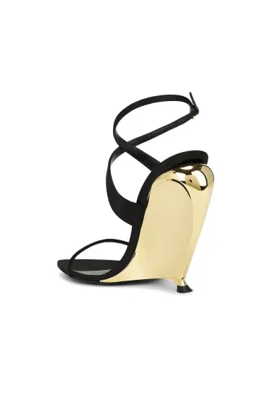 Saint Laurent Gippy Wedge Sandal | Thumbnail 3 Saint Laurent Gippy Wedge Sandal | Thumbnail 3
