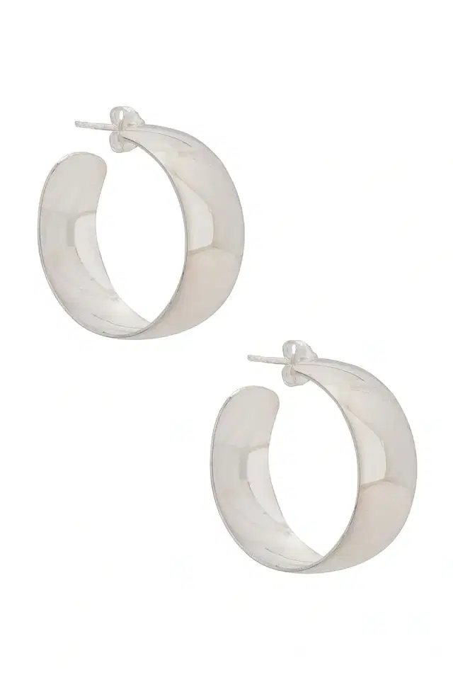 Loren Stewart XL Dome Hoop Earrings