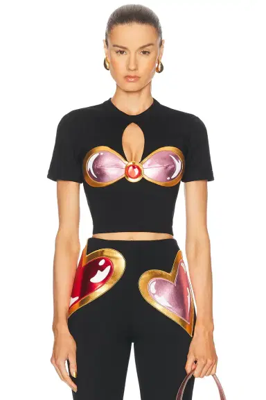 AREA Colorblock Gem Cup T-Shirt | Thumbnail 1 AREA Colorblock Gem Cup T-Shirt | Thumbnail 1