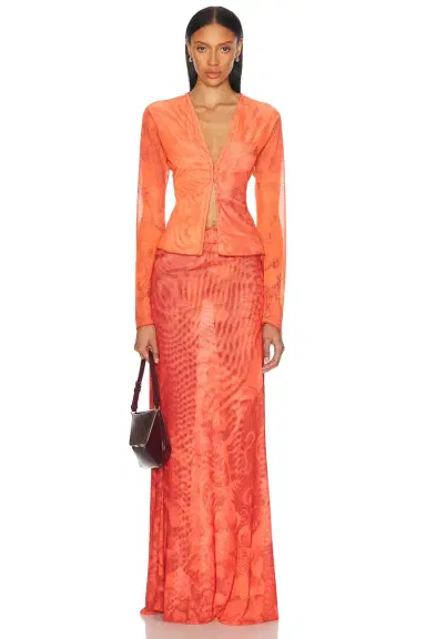 Jade Cropper Reversible Maxi Skirt | Thumbnail 8 Jade Cropper Reversible Maxi Skirt | Thumbnail 8
