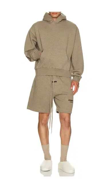 Fear of God ESSENTIALS Soccer Fleece Shorts | Thumbnail 2 Fear of God ESSENTIALS Soccer Fleece Shorts | Thumbnail 2