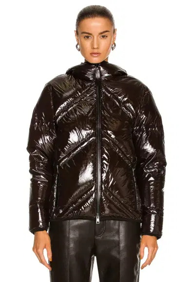 Bottega Veneta Shiny Nylon Chevron Puffer | Thumbnail 2 Bottega Veneta Shiny Nylon Chevron Puffer | Thumbnail 2