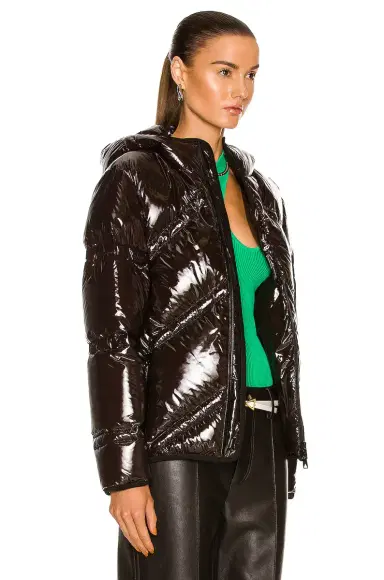 Bottega Veneta Shiny Nylon Chevron Puffer | Thumbnail 3 Bottega Veneta Shiny Nylon Chevron Puffer | Thumbnail 3