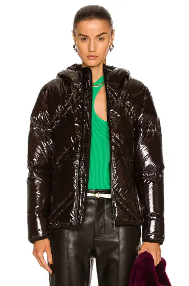 Bottega Veneta Shiny Nylon Chevron Puffer | Thumbnail 1 Bottega Veneta Shiny Nylon Chevron Puffer | Thumbnail 1