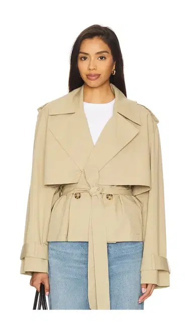 Joe's Jeans Liz Cropped Trench Coat | Thumbnail 1 Joe's Jeans Liz Cropped Trench Coat | Thumbnail 1