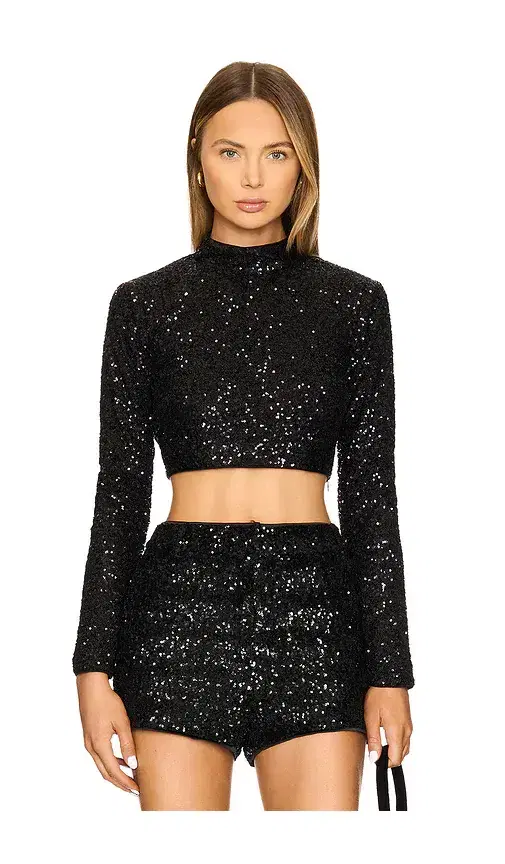 Cropped Sequin Top Cropped Sequin Top