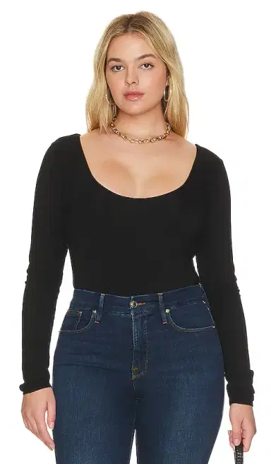 Good American Scoop Neck Bodysuit | Thumbnail 2 Good American Scoop Neck Bodysuit | Thumbnail 2