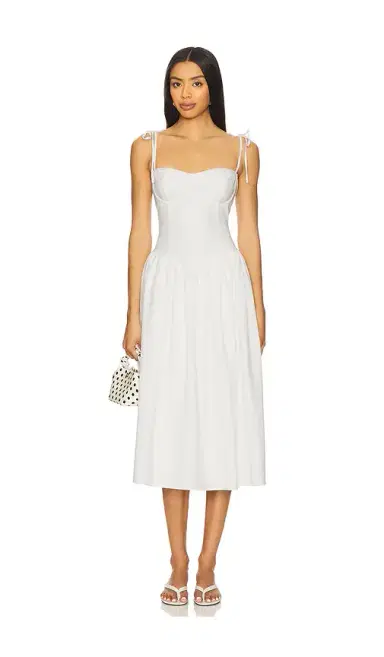 MORE TO COME Theresa Midi Corset Dress | Thumbnail 1 MORE TO COME Theresa Midi Corset Dress | Thumbnail 1
