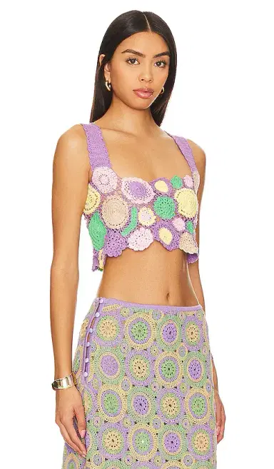 Agua Bendita Tanit Crop Top | Thumbnail 2 Agua Bendita Tanit Crop Top | Thumbnail 2