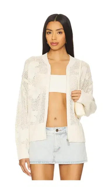 Sanctuary Flower Pop Open Stitch Jacket | Thumbnail 1 Sanctuary Flower Pop Open Stitch Jacket | Thumbnail 1