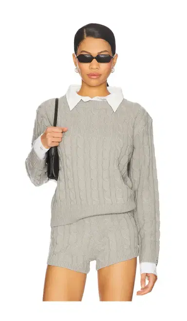 LIONESS Coastal Cable Knit | Thumbnail 1 LIONESS Coastal Cable Knit | Thumbnail 1