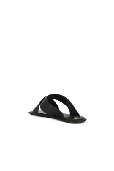 Saint Laurent Talha Flat Sandal | Thumbnail 3 Saint Laurent Talha Flat Sandal | Thumbnail 3
