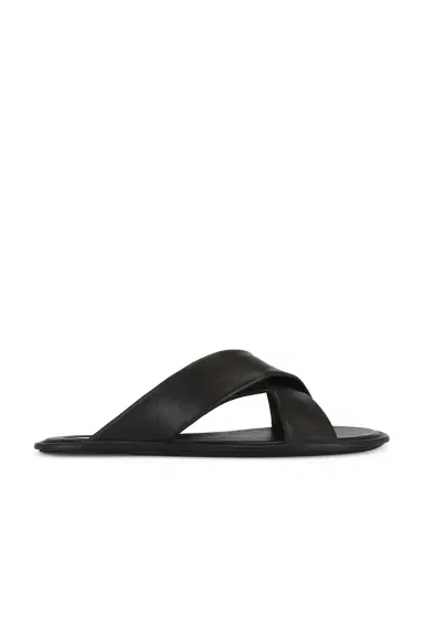 Saint Laurent Talha Flat Sandal | Thumbnail 1 Saint Laurent Talha Flat Sandal | Thumbnail 1