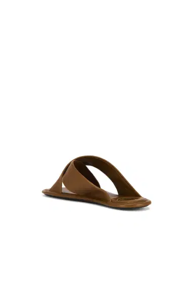 Saint Laurent Talha Flat Sandal | Thumbnail 3 Saint Laurent Talha Flat Sandal | Thumbnail 3
