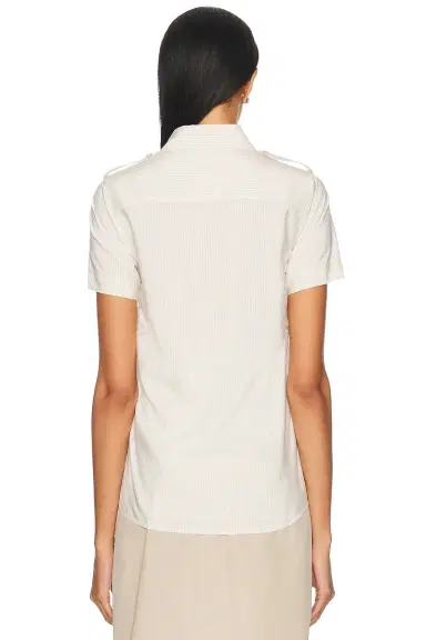 Burberry Button Up Top | Thumbnail 4 Burberry Button Up Top | Thumbnail 4