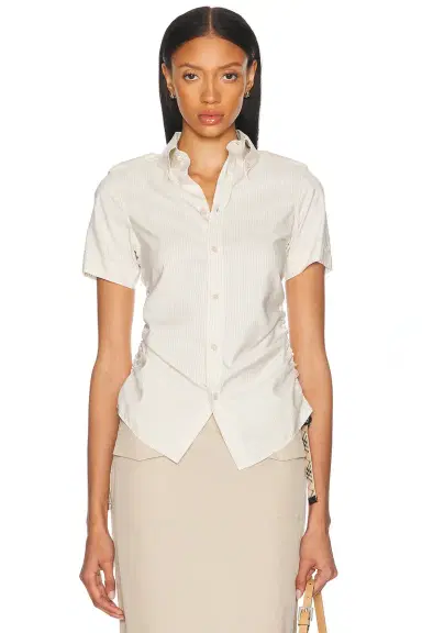 Burberry Button Up Top | Thumbnail 1 Burberry Button Up Top | Thumbnail 1