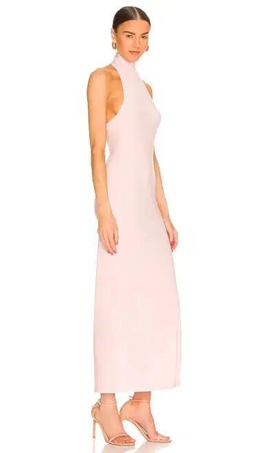 Norma Kamali x REVOLVE Halter Turtle Side Slit Gown | Thumbnail 2 Norma Kamali x REVOLVE Halter Turtle Side Slit Gown | Thumbnail 2