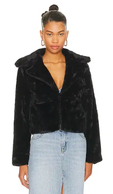 MORE TO COME Payton Faux Fur Jacket | Thumbnail 2 MORE TO COME Payton Faux Fur Jacket | Thumbnail 2