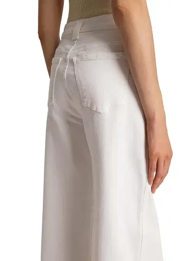 Khaite Women's Dane Wide-Leg Jeans - White | Thumbnail 6 Khaite Women's Dane Wide-Leg Jeans - White | Thumbnail 6