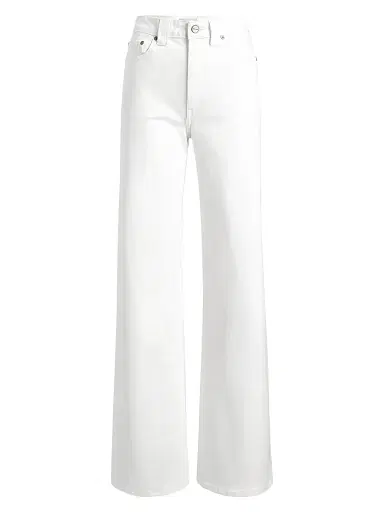 Khaite Women's Dane Wide-Leg Jeans - White | Thumbnail 1 Khaite Women's Dane Wide-Leg Jeans - White | Thumbnail 1