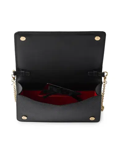 Prada Women's Saffiano Mini Shoulder Bag - Black | Thumbnail 4 Prada Women's Saffiano Mini Shoulder Bag - Black | Thumbnail 4