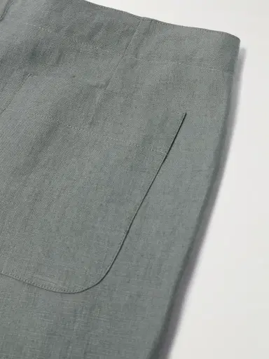 Stòffa Straight-Leg Linen Drawstring Shorts - Men | Thumbnail 5 Stòffa Straight-Leg Linen Drawstring Shorts - Men | Thumbnail 5