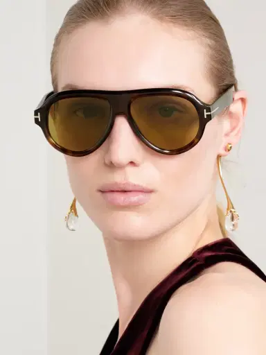 Tom Ford Icon Tortoiseshell Aviator-style Acetate Sunglasses | Thumbnail 6 Tom Ford Icon Tortoiseshell Aviator-style Acetate Sunglasses | Thumbnail 6