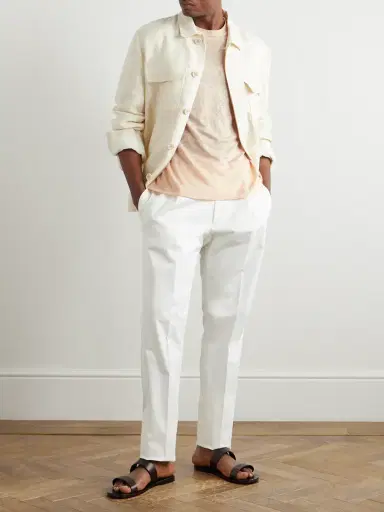 Loro Piana Linen T-Shirt - Men | Thumbnail 2 Loro Piana Linen T-Shirt - Men | Thumbnail 2
