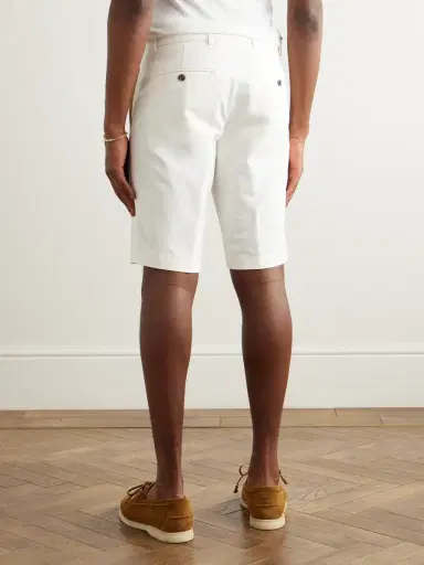 Loro Piana Jarno Straight-Leg Stretch-Cotton Bermuda Shorts - Men | Thumbnail 4 Loro Piana Jarno Straight-Leg Stretch-Cotton Bermuda Shorts - Men | Thumbnail 4