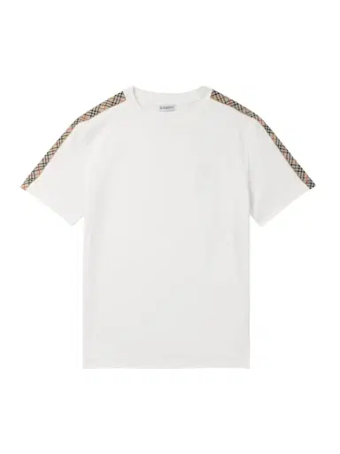 Burberry Checked Cotton-Jersey T-Shirt - Men | Thumbnail 1 Burberry Checked Cotton-Jersey T-Shirt - Men | Thumbnail 1