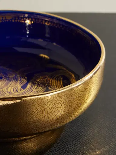 L'Objet Ruan Hoffmann Gold-Plated Painted Earthenware Bowl - Men | Thumbnail 3 L'Objet Ruan Hoffmann Gold-Plated Painted Earthenware Bowl - Men | Thumbnail 3
